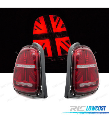 FAROLINS LED MINI COOPER F55 F56 F57 14-17 VERMELHO BRANCO