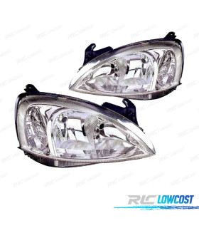 FARÓIS OPTICAS PARA OPEL CORSA C 00-03 E COMBO 01- VAL
