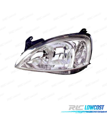 FAROL ESQ OPTICAS PARA OPEL CORSA C 00-03 E COMBO 01- VAL