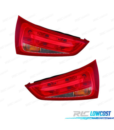 FAROLINS PARA AUDI A1 SPORTBACK 10-14 BRANCO VERMELHO