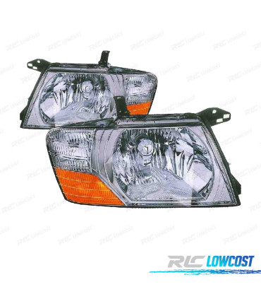 FARÓIS OPTICAS PARA MITSUBISHI MONTERO PAJERO 03-06