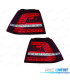 FAROLINS PARA VOLKSWAGEN VW GOLF VII GTI GTD 12-17 BRANCO LED VERMELHO