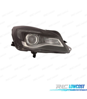 FAROL DIR PARA OPEL INSIGNIA 13-16 FUNDO PRETO