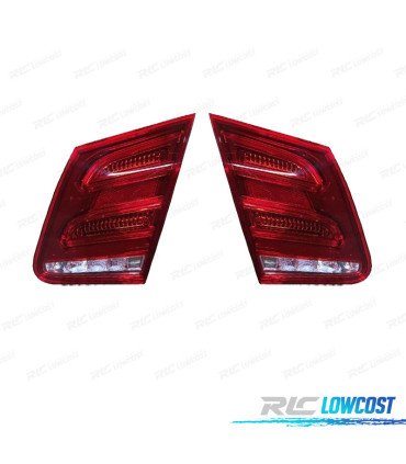 FAROLINS PARA MERCEDES E CLASSE W212 BERLINA 13- LED BRANCO VERMELHO