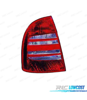 FAROLIN ESQ PARA SKODA SUPERB 02-08 VERMELHO