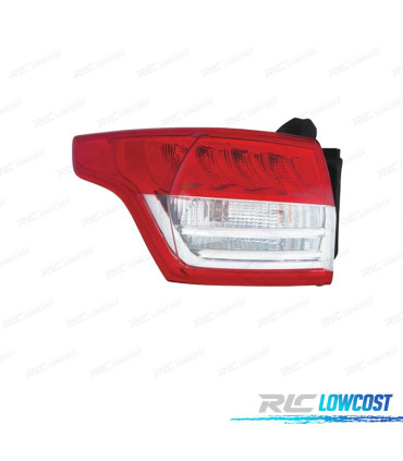 FAROLIN ESQ PARA FORD KUGA II 13-17 BRANCO LED VERMELHO