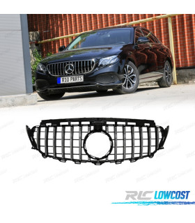 GRELHA MERCEDES CLASE E W213 16-19 LOOK AMG GTR PRETO CROMADO