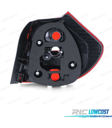 FAROLINS BMW E81 E87 LCI 07-11 LED VERMELHO FUMADO