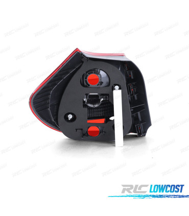 FAROLIM DIR BMW E81 E87 LCI 07-11 VERMELHO FUMADO