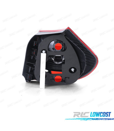 FAROLIM ESQ BMW E81 E87 LCI 07-11 VERMELHO FUMADO