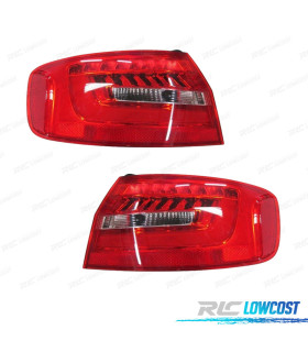 FAROLINS PARA AUDI A4 SEDAN 12-15 BRANCO LED VERMELHO