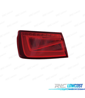 FAROLIN ESQ PARA AUDI A3 SEDAN 4P 12-16 LED VERMELHO FUMADOS