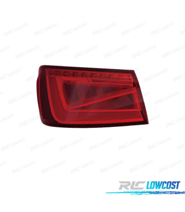 FAROLIN ESQ PARA AUDI A3 SEDAN 4P 12-16 LED VERMELHO FUMADOS