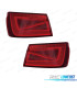 FAROLINS PARA AUDI A3 SEDAN 4P 12-16 LED VERMELHO FUMADOS