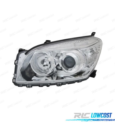 FAROL ESQ OPTICAS PARA TOYOTA RAV-4 06-08 CROMADOS