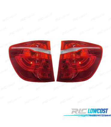 FAROLINS PARA BMW X3 F25 11-13 BRANCO VERMELHO