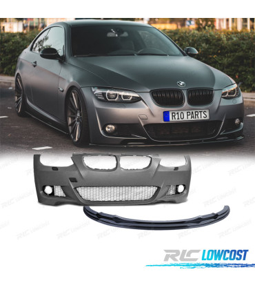 PÁRA-CHOQUES + SPOILER FRONTAL BMW E92 E93 06-09 PACK M COUPÉ CABRIO
