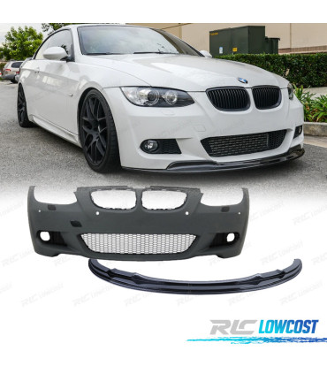 PÁRA-CHOQUES + SPOILER BMW E92 E93 06-09 PACK M PDC SRA
