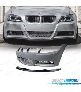 PÁRA-CHOQUES BMW E90 E91 05-08 PDC + SPOILER FRONTAL LOOK M PERFORMANCE
