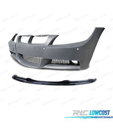 PÁRA-CHOQUES BMW E90 E91 05-08 PDC + SPOILER FRONTAL LOOK M PERFORMANCE