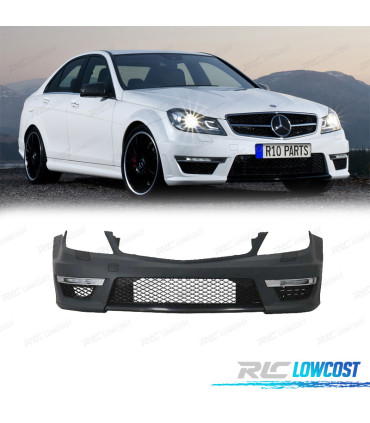 PARA-CHOQUES FRONTAL MERCEDES CLASE C W204 11-14 LOOK AMG C63