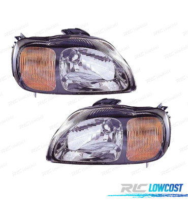 FARÓIS OPTICAS COM REGULAÇÃO MANUAL PARA SUZUKI BALENO 99-03