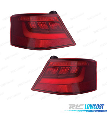 FAROLINS PARA AUDI A3 3P 12-16 LED VERMELHO