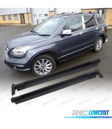 KIT ESTRIBOS LATERAIS PARA HONDA CRV 2007-2012 BORRACHA
