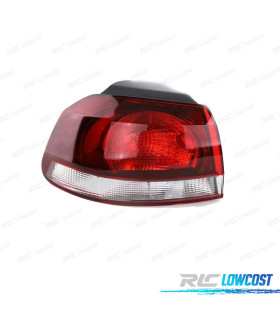 FAROLIN ESQ EXTERIORES TRASEIROS PARA VOLKSWAGEN VW GOLF VI 3/5P 08-10 LOOK GTI FUMADO