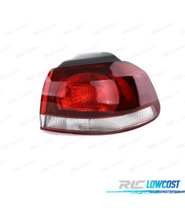 FAROLIN DIR EXTERIORES TRASEIROS PARA VOLKSWAGEN VW GOLF VI 3/5P 08-10 LOOK GTI FUMADO
