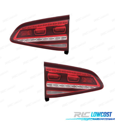 FAROLINS PARA VOLKSWAGEN VW GOLF VII GTI GTD 12-17 BRANCO LED VERMELHO