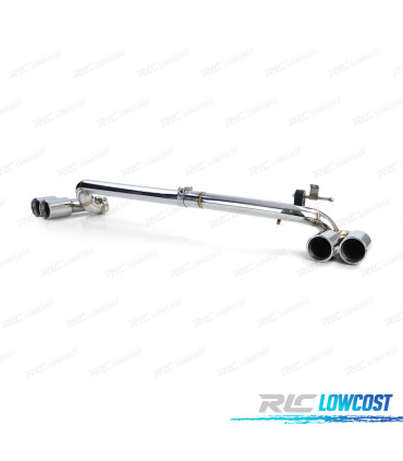 JOGO DE CONVERSÃO 4 TUBOS DE ESCAPE BMW E90 E91 LOOK M DUPLO AMBOS LADOS