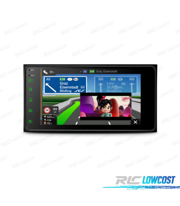 AUTO RADIO GPS ANDROID 10 PARA TOYOTA COROLLA CAMRY YARIS VIOS RAV4