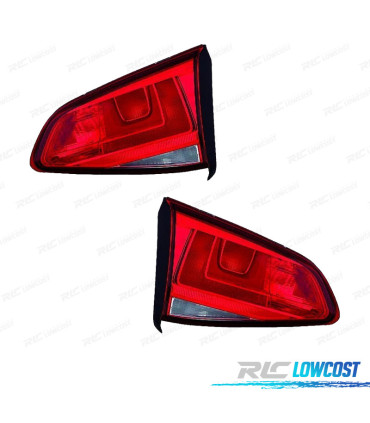 FAROLINS PARA VOLKSWAGEN VW GOLF VII 3 5P 12-17 BRANCO VERMELHO