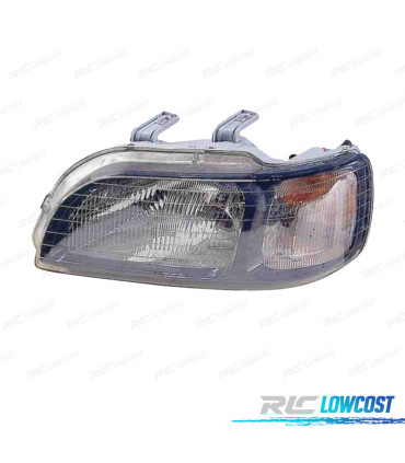 FAROL ESQ OPTICAS PARA HONDA CIVIC 5P 97-01 FUNDO PRETO
