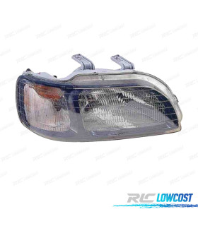 FAROL DIR OPTICAS PARA HONDA CIVIC 5P 97-01 FUNDO PRETO