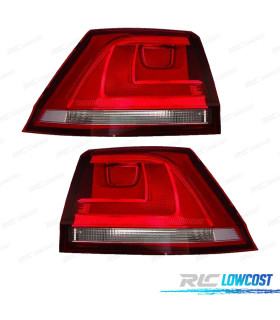 FAROLINS PARA VOLKSWAGEN VW GOLF VII VARIANT 12-17 BRANCO VERMELHO