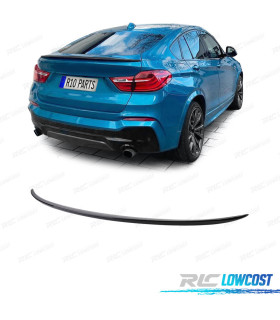AILERON SPOILER TRASEIRO BMW X4 F26 14-18 LOOK M PERFORMANCE PRETO BRILHANTE