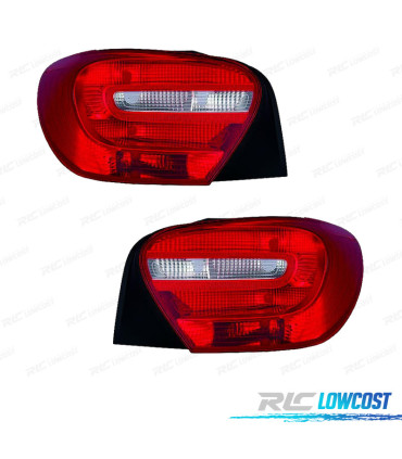 FAROLINS MERCEDES CLASSE A W176 12-15 BRANCO VERMELHO