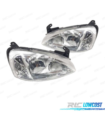 FARÓIS ÓPTICAS PARA OPEL CORSA C 00-03 COMBO 01-MM.