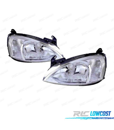 FARÓIS OPTICAS PARA OPEL CORSA C 00-03 E COMBO 01- MM.