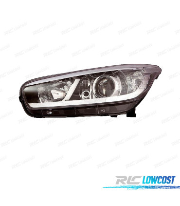 FAROL ESQ PARA KIA CEED 12-15 FUNDO PRETO