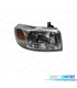 FAROL DIR OPTICAS FORD TRANSIT 00-06 FUNDO CROMADO