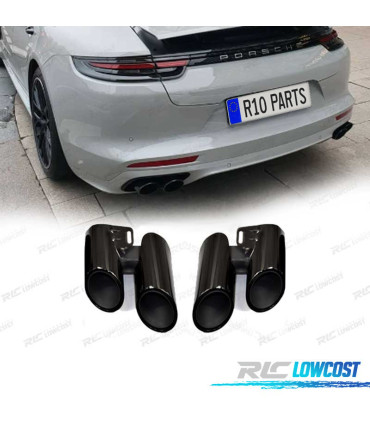 PONTEIRAS ESCAPE PORSCHE PANAMERA 17- LOOK S PRETO