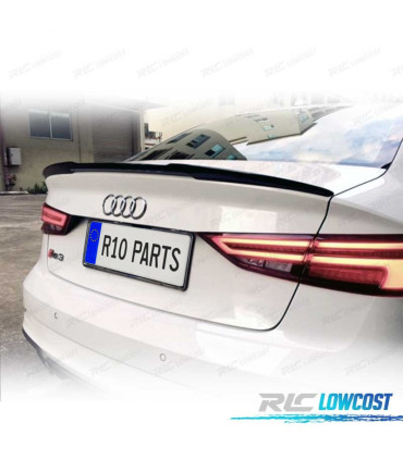 AILERON AUDI A3 8V SEDÁN 12-20 LOOK RS3 ABS