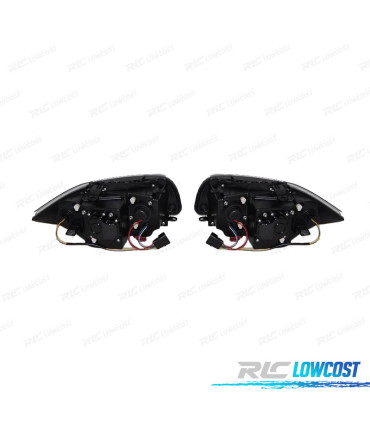 FARÓIS BMW E81 E87 E82 E88 ANGEL EYES FUNDO PRETO