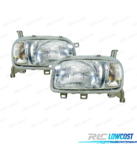 FARÓIS OPTICAS COM REGULAÇÃO MANUAL PARA NISSAN MICRA K11 92-98