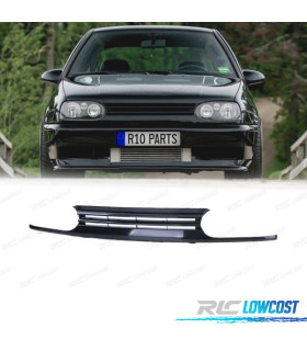 GRELHA FRONTAL SEM SÍMBOLO GOLF 3 91-97 PRETA LOOK GTI