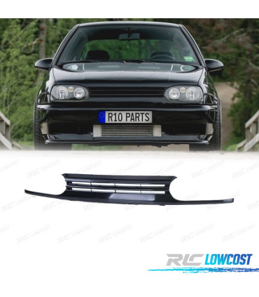 GRELHA FRONTAL SEM SÍMBOLO GOLF 3 91-97 PRETA LOOK GTI