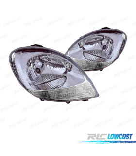 FARÓIS OPTICAS PARA RENAULT KANGOO II 03-08 KUBISTAR 04-